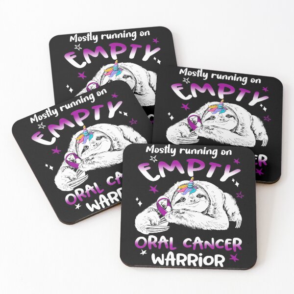 Item preview, Mostly running on Empty Oral Cancer Warrior designed and sold by ElizabethS809.
