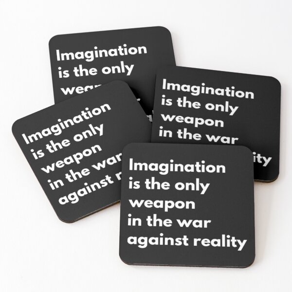 Item preview, Imagination is the Only Weapon in the War Against Reality designed and sold by HppyStrngHelthy.