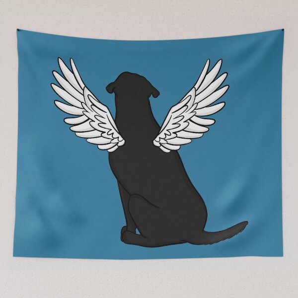 Item preview, My Guardian Angel: Black Labrador Retriever  designed and sold by rmcbuckeye.