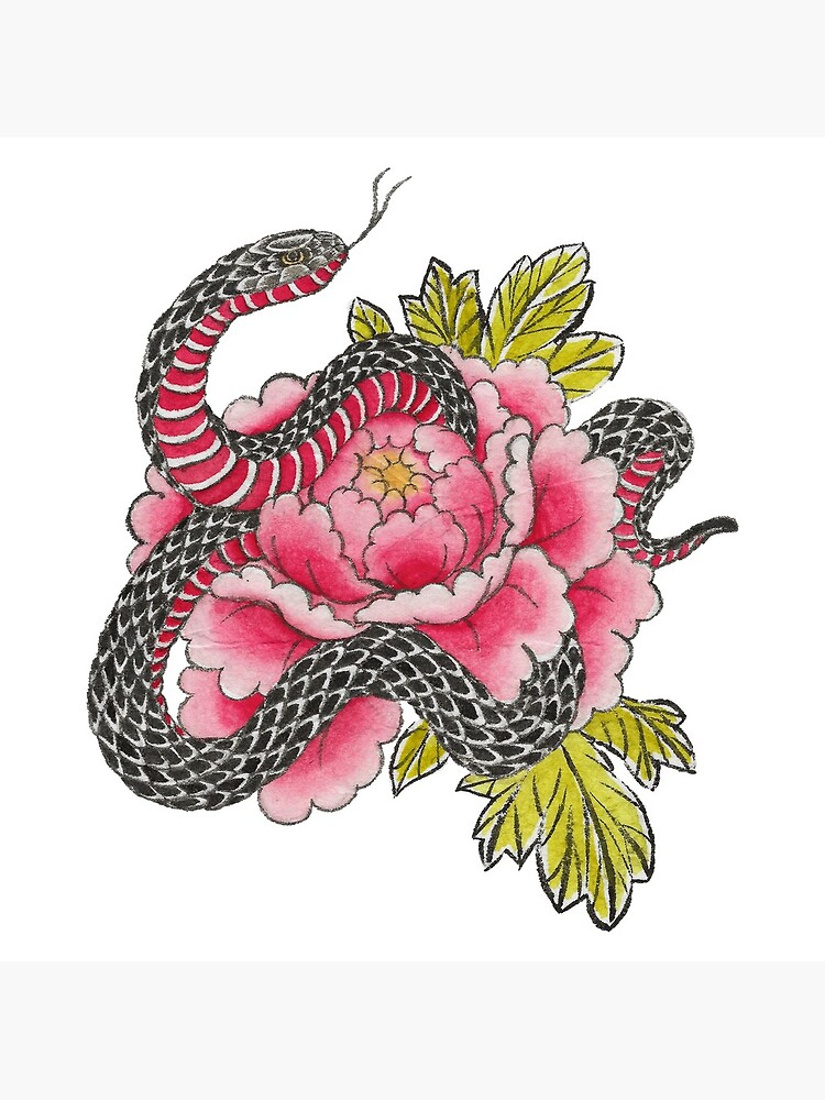 Japanese Snake Tattoo Graphics  Envato Elements