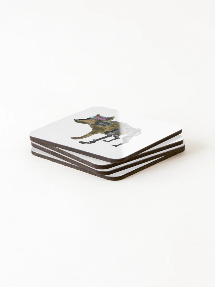 Thumbnail 4 of 5, Coasters (Set of 4), Rex Cartoon (Less Lines) designed and sold by Ratch2929.
