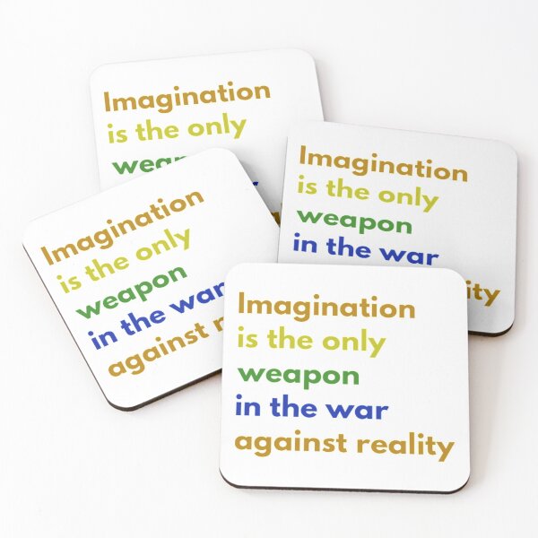 Item preview, Imagination is the Only Weapon in the War Against Reality designed and sold by HppyStrngHelthy.