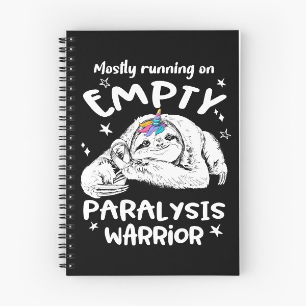 Item preview, Mostly running on Empty Paralysis Warrior designed and sold by ElizabethS809.