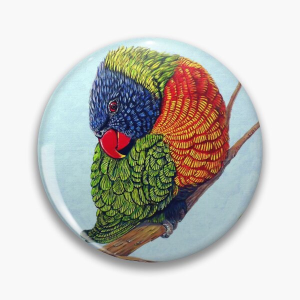 Item preview, Shy Boy - Rainbow Lorikeet designed and sold by Linda Callaghan.