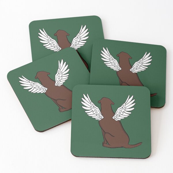 Item preview, My Guardian Angel: Chocolate Labrador Retriever  designed and sold by rmcbuckeye.