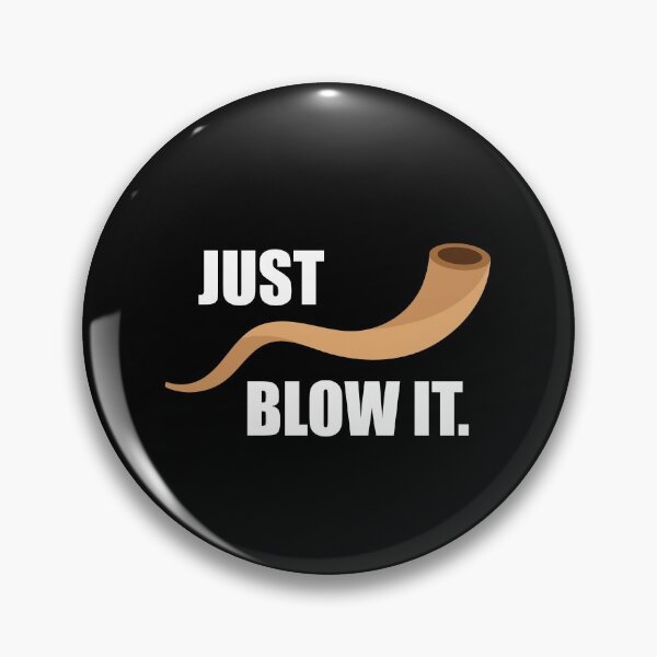 Item preview, Just Blow It - Jewish High Holiday Rosh Hashanah Yom Kippur Shofar Design designed and sold by ambertanderes.