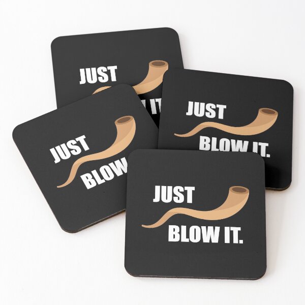 Item preview, Just Blow It - Jewish High Holiday Rosh Hashanah Yom Kippur Shofar Design designed and sold by ambertanderes.