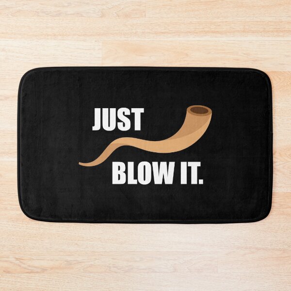 Item preview, Just Blow It - Jewish High Holiday Rosh Hashanah Yom Kippur Shofar Design designed and sold by ambertanderes.
