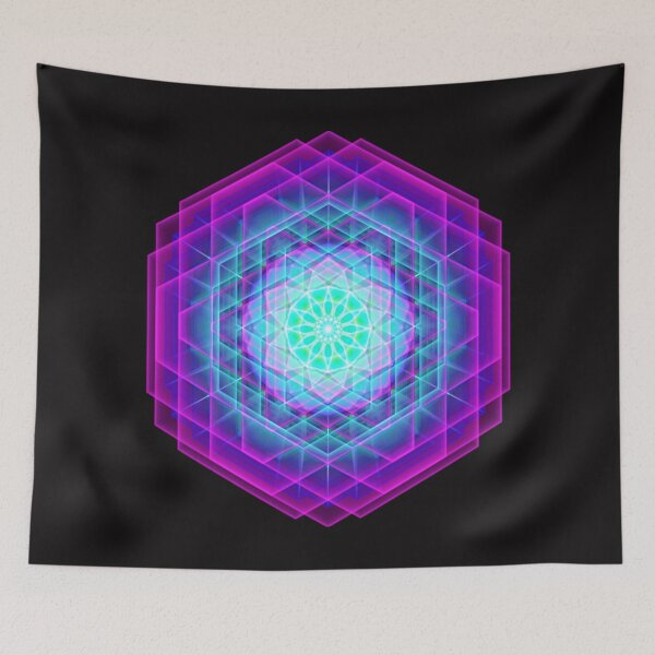 Item preview, Crystal grid torus mandala designed and sold by BelAnnGrey.