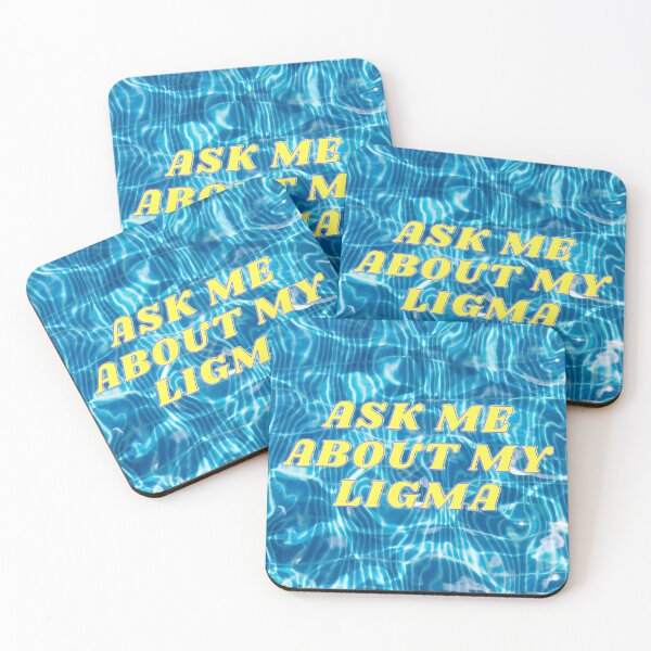 Item preview, ASK ME ABOUT MY LIGMA trippy design designed and sold by LigmaTee.