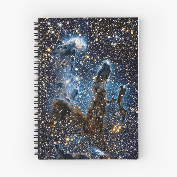 Aperçu de l'œuvre Les piliers de la création en lumière infrarouge créée et vendue par CosmicStyles.