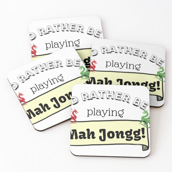 Item preview, I'd Rather Be Playing Mah Jongg designed and sold by AliLandau.
