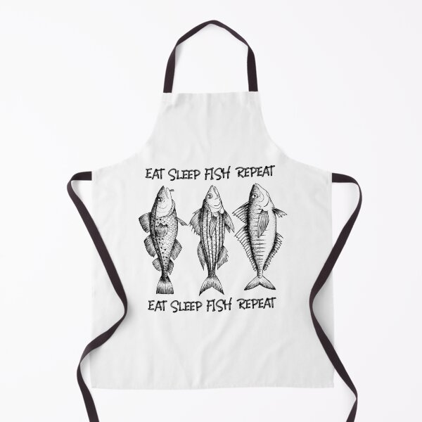 Item preview, Eat Sleep FISH Repeat Angler Fisherman Funny designed and sold by HppyStrngHelthy.
