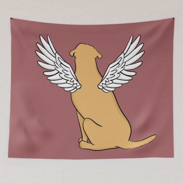 Item preview, My Guardian Angel: Yellow Labrador Retriever  designed and sold by rmcbuckeye.