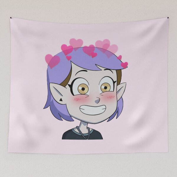 Item preview, happy blushing amity blight with new hair from the owl house season two designed and sold by Diygurugirl.
