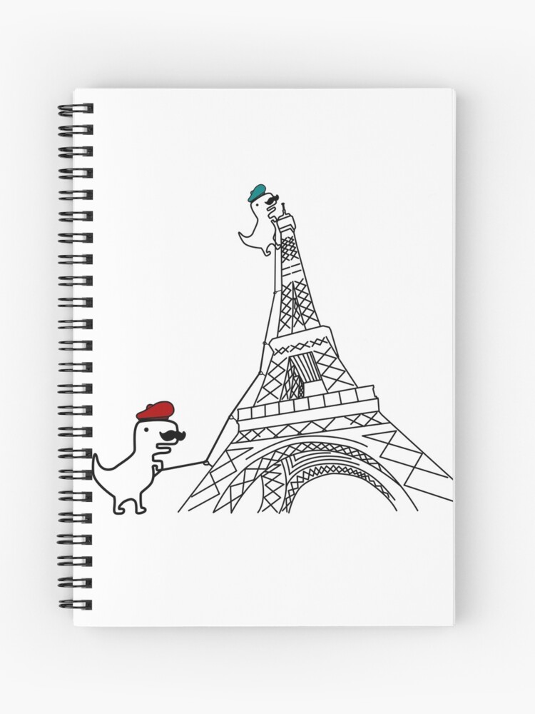 Cuaderno de espiral «Dinosaurios escalando la torre Eiffel | Escalada Urbana» de designsbyMoiLS | Redbubble Cuaderno de espiral «Dinosaurios escalando la torre Eiffel | Escalada Urbana» de designsbyMoiLS | Redbubble