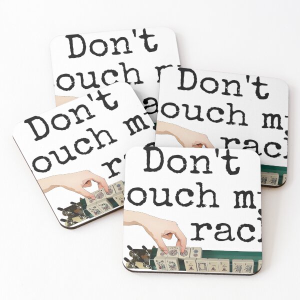 Item preview, Don't Touch My Rack Mah Jongg Sticker designed and sold by AliLandau.