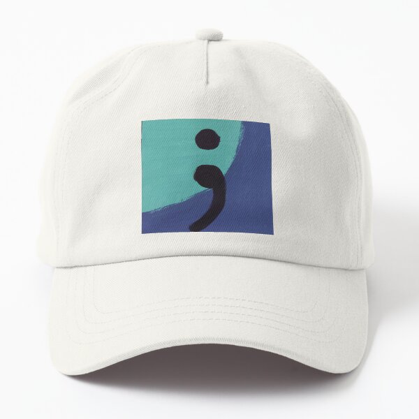 Semi colon Dad Hat