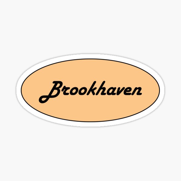 "Brookhaven" Sticker for Sale by DHfashion Redbubble