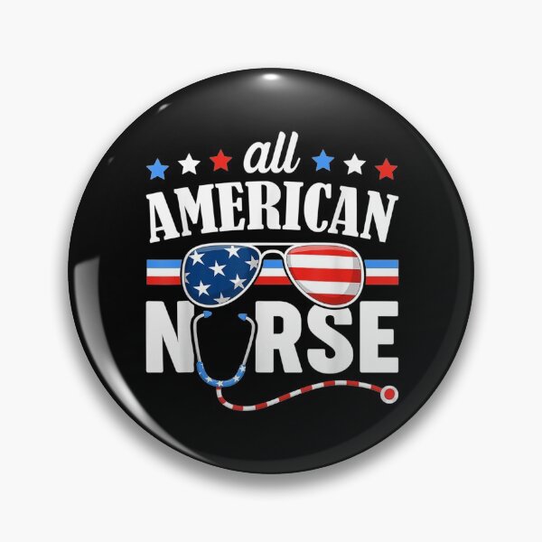 Item preview, All American Nurse, 4th of July, Patriotic USA Flag, Nursing  designed and sold by GerdaShop.