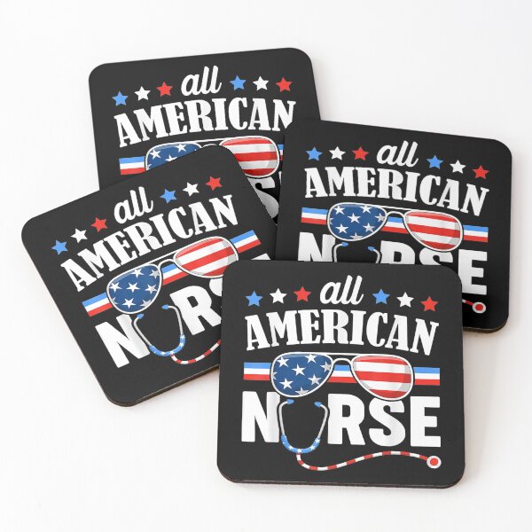 Item preview, All American Nurse, 4th of July, Patriotic USA Flag, Nursing  designed and sold by GerdaShop.