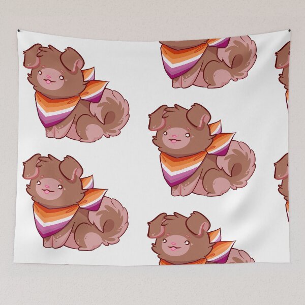 Item preview, Proud Pupper (Lesbian) designed and sold by Ribombyliidae.