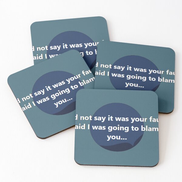 Item preview, I did not say it was your fault. designed and sold by SwampfoxDesign.