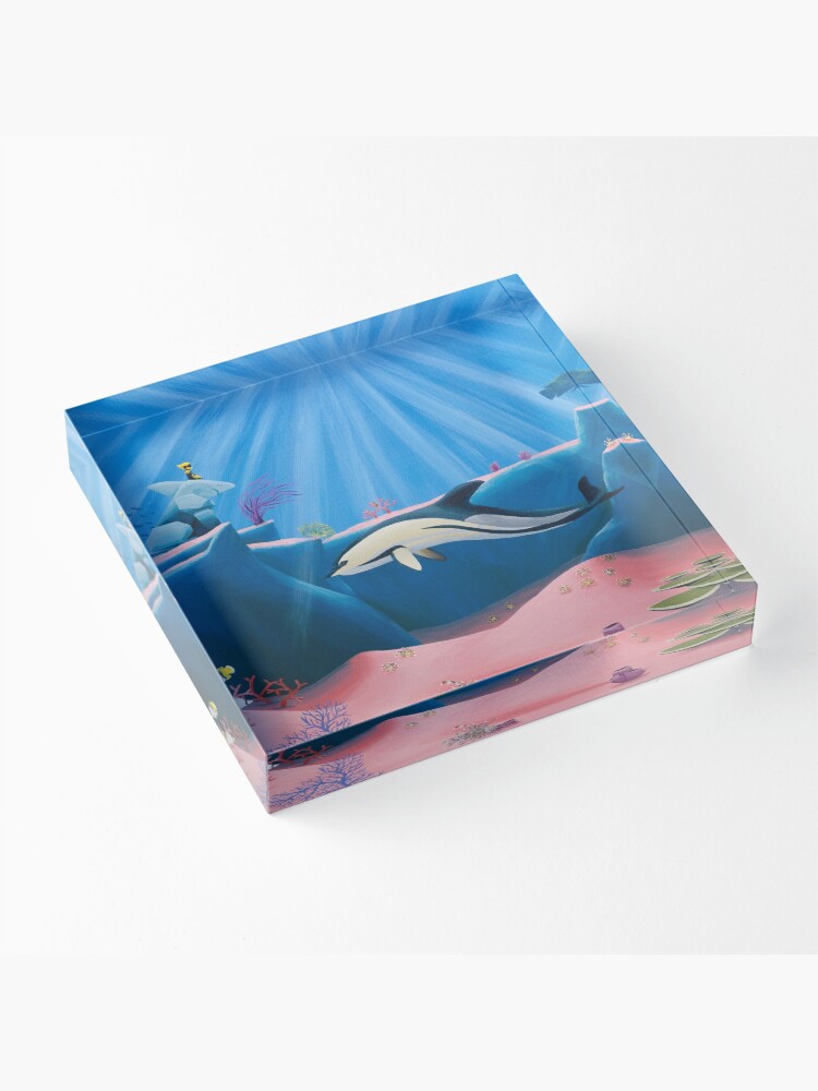 Alternate view of Meditate Acrylic Block