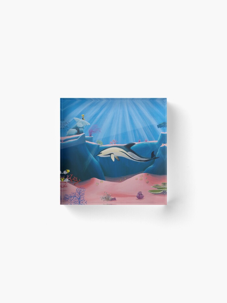 Alternate view of Meditate Acrylic Block