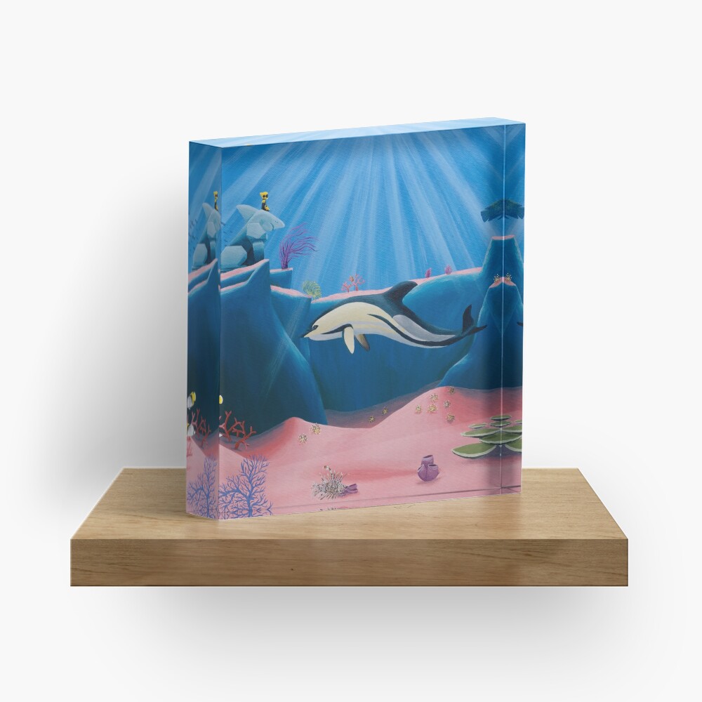 Meditate Acrylic Block