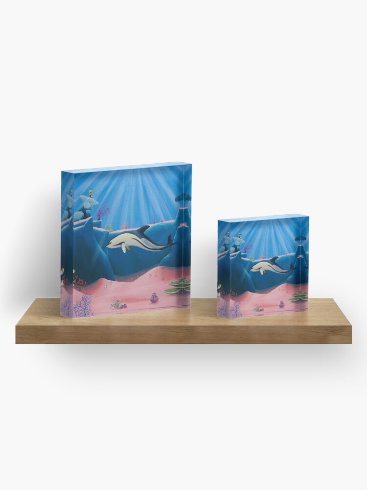 Alternate view of Meditate Acrylic Block