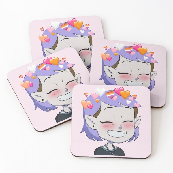 Item preview, happy blushing amity blight with new hair from the owl house season two designed and sold by Diygurugirl.