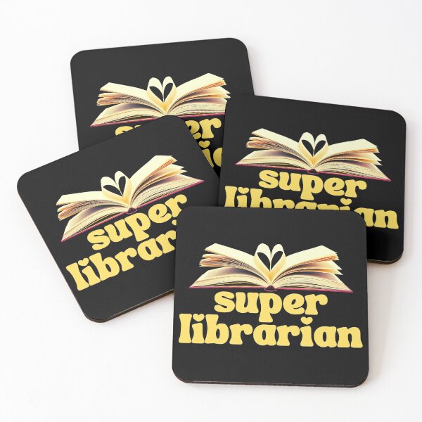 Item preview, Super Librarian Funny Cute Bookworm Dewey Decimal System Super Hero designed and sold by CBCreations73.