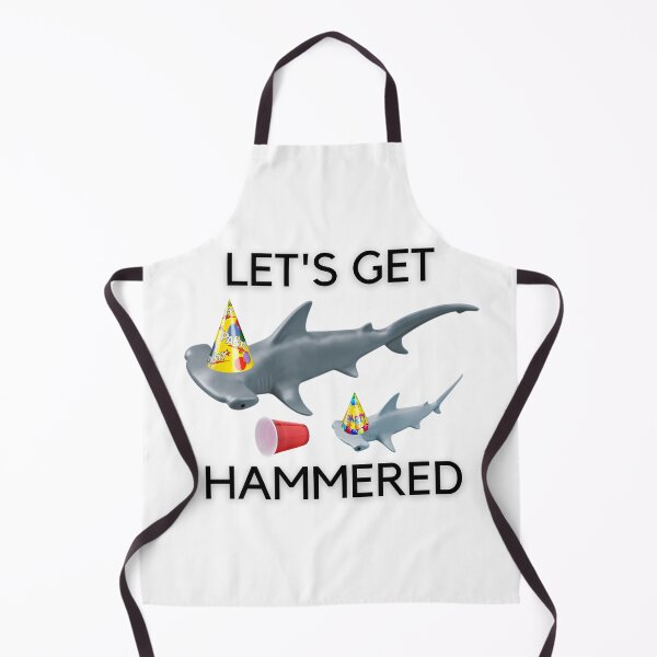 Item preview, Let's Get Hammered - Shark Pun designed and sold by PunnyProducts.