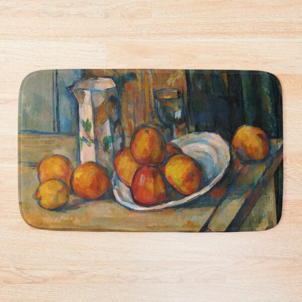 Item preview, Paul Cezanne - Still life with milk jug and fruits, painting 1900 designed and sold by Vivanne-art.