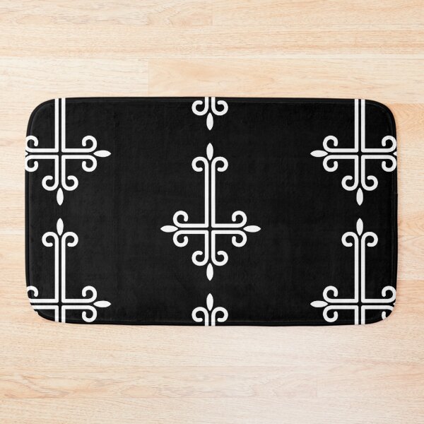 Item preview, white upside down cross gothic designed and sold by Gossip Rag.