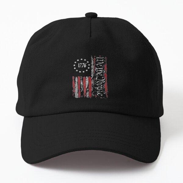 Vintage Old American Flag Patriotic 1776, USA Dad Hat