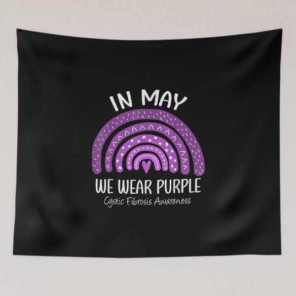 Item preview, In May We Wear Purple Cystic Fibrosis Awareness designed and sold by JPKallas.