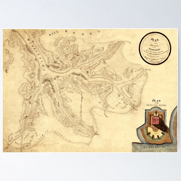 Item preview, Mississippi River 1813 designed and sold by mollyfare.