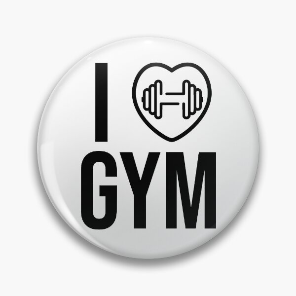 Aperçu de l'œuvre J'aime GYM 2 créée et vendue par WorkoutatHome.