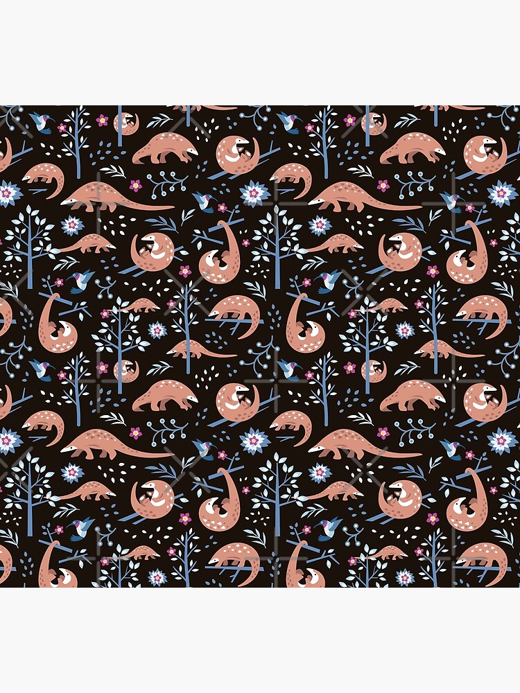 Disover Cute Pangolin Pattern - Forest Pattern Socks