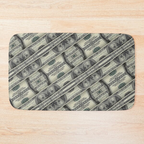 Item preview, FIAT - Green Ben Franklin 100 Bills Diagonal Stripe Pattern (Cash Green/Black) designed and sold by hyproinc.