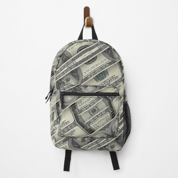 Item preview, FIAT - Green Ben Franklin 100 Bills Diagonal Stripe Pattern (Cash Green/Black) designed and sold by hyproinc.
