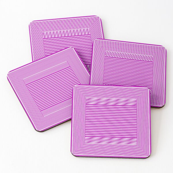 Item preview, Pink and white line stripe abstract designed and sold by SueKnox.
