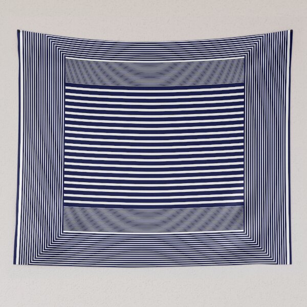 Item preview, Navy and white line stripe abstract designed and sold by SueKnox.