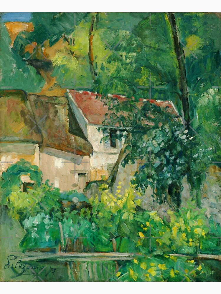 Paul Cézanne - House of Père Lacroix, 1873 Painting Premium Matte ...