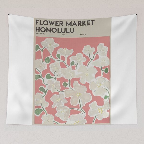 Item preview, Flower Market - Honolulu Poster  designed and sold by losepkarl.