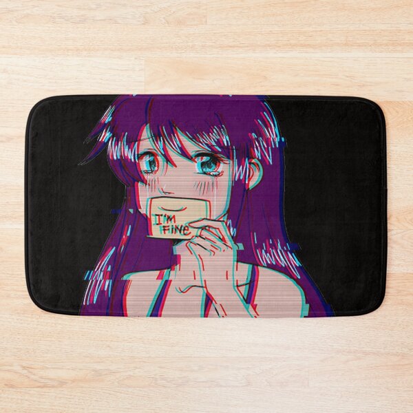Item preview, I'm Fine Vaporwave Sad Anime Girl Eboy Egirl Gift designed and sold by DuPois92.