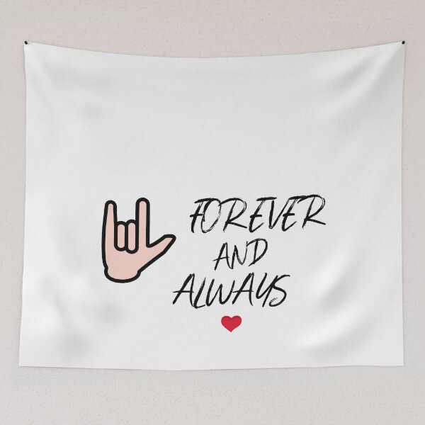 Item preview, Forever and always - promise, relationship gift, relationship quotes, love quotes for her, wedding anniversary gift,  designed and sold by mr&mrsmalik malik.