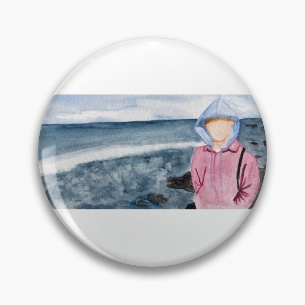 Item preview, Seventeen Vernon watercolor beach scene designed and sold by sherielee7.